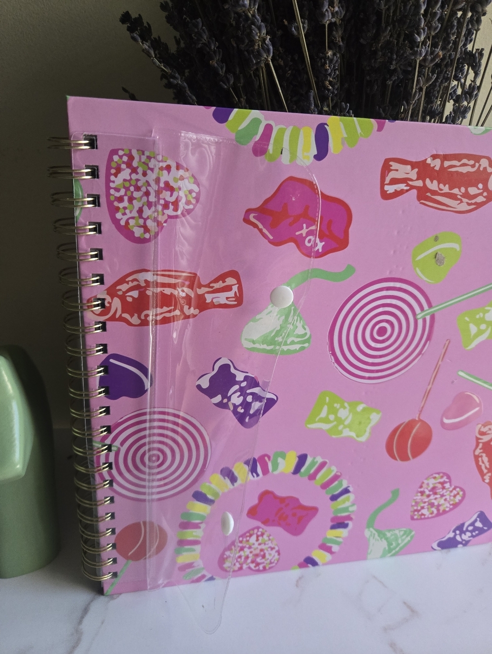 NEW Betsey Johnson Pink Candy Print Spiral Hardcover Sketchbook - Picture 3 of 9